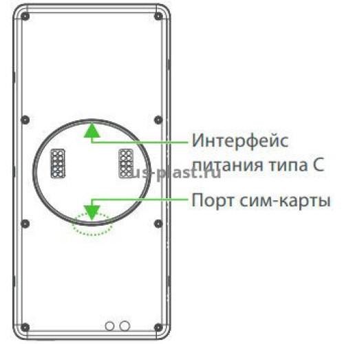 Беспроводной биометрический терминал учета рабочего времени с распознаванием лиц ZKTeco Horus E1