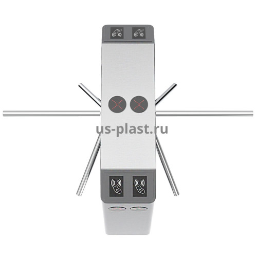 ZKTeco TS2211 [EM/MF] двухпроходной турникет-трипод (электронная проходная) с контроллером и считывателями RFID карт